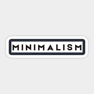 minimalism Sticker